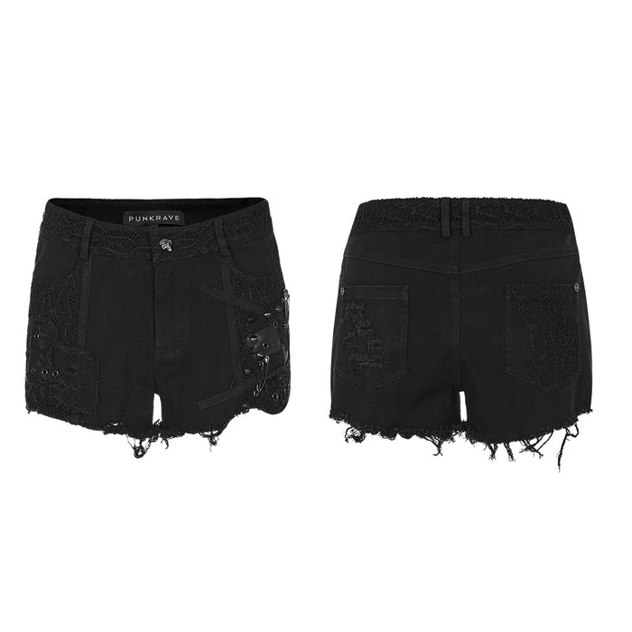 front and back of shorts on mannequin