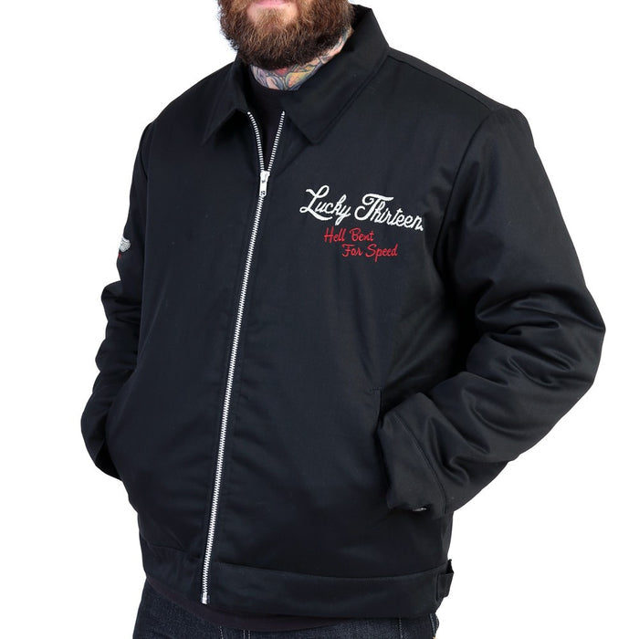 model showing front of jacket