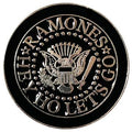 round ramones logo pin