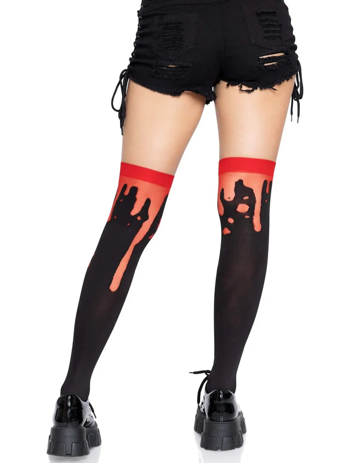 model showing back of tights