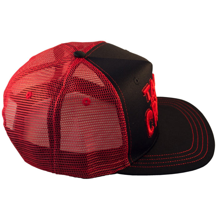 side of hat on display