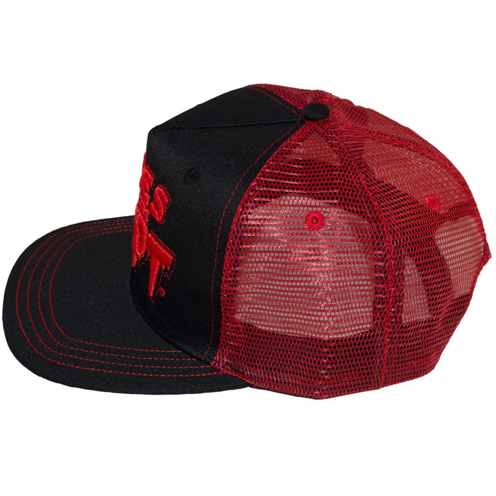 side of hat on display