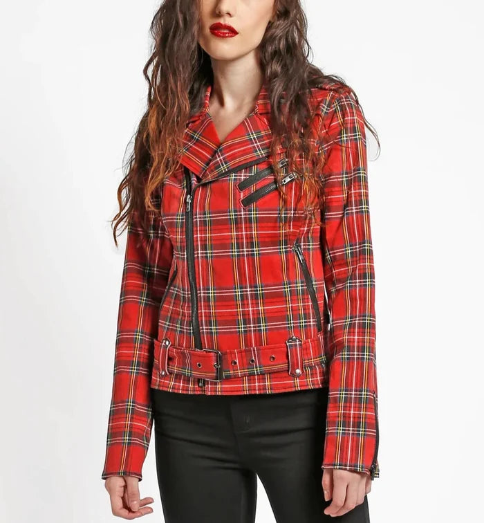 model showing front of jacket