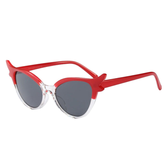 side of glasses on display
