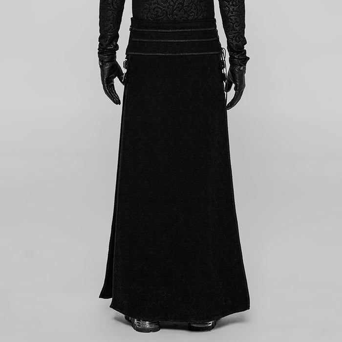 model showing back of skirt