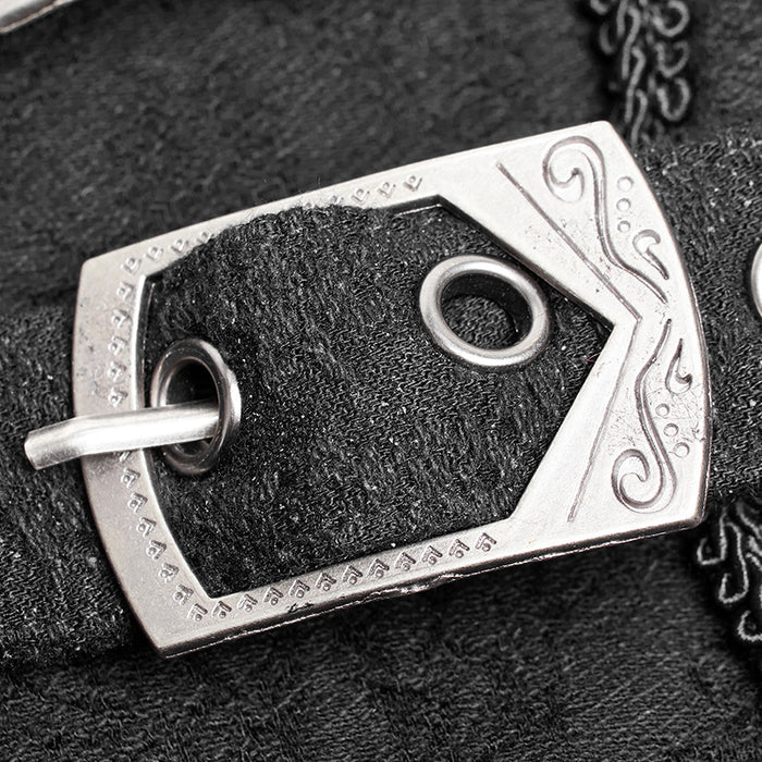 up close buckle detail