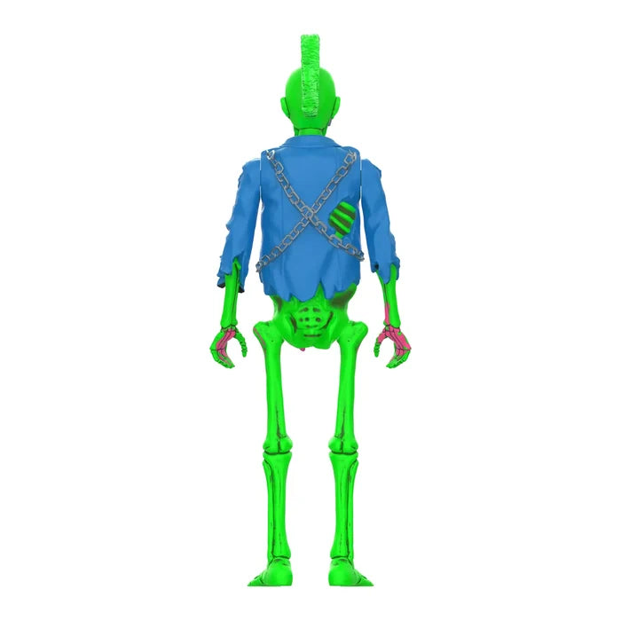 back of figure on display