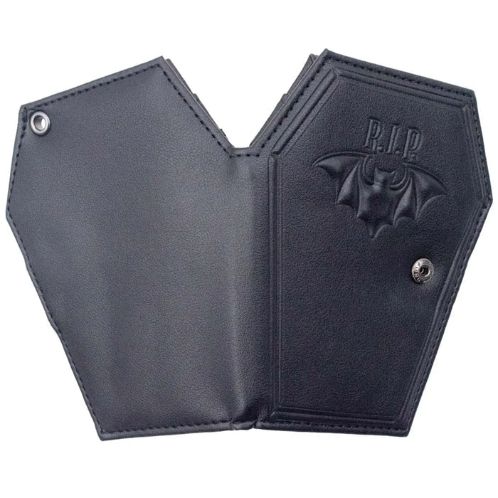 back of wallet on display