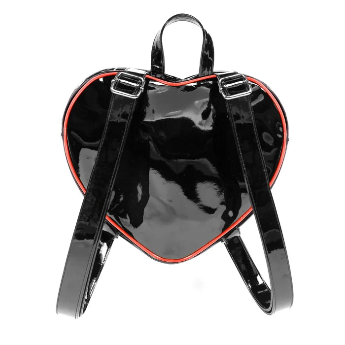 back of backpack on display
