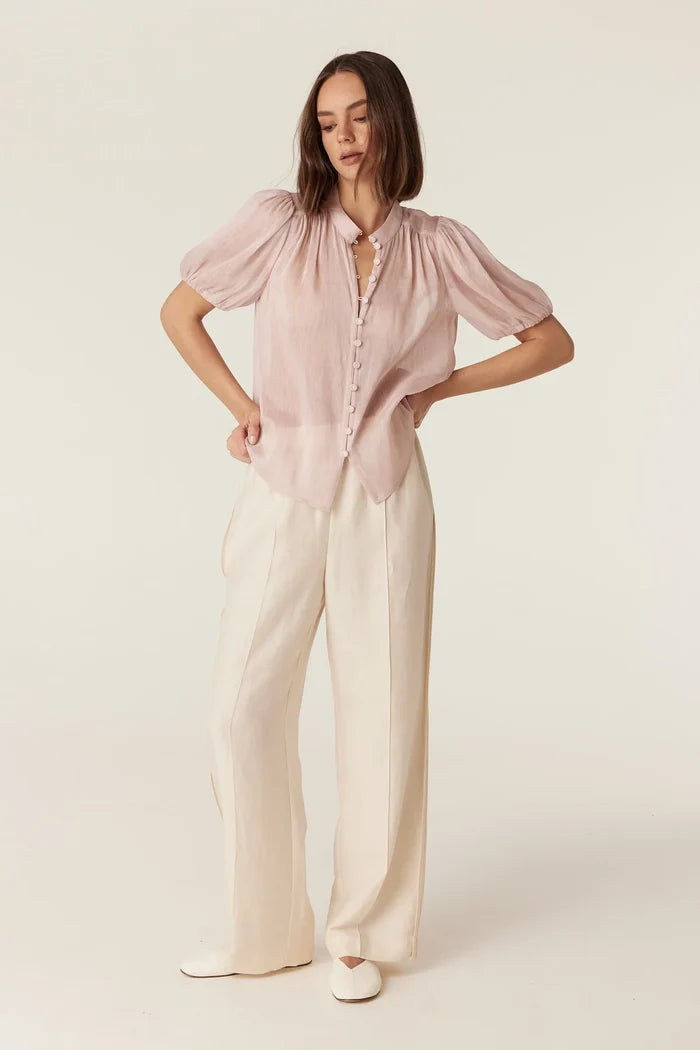 ROSIE BLOUSE in Pink by Cable Melbourne