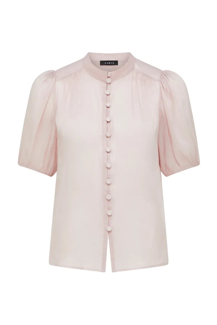 ROSIE BLOUSE in Pink by Cable Melbourne