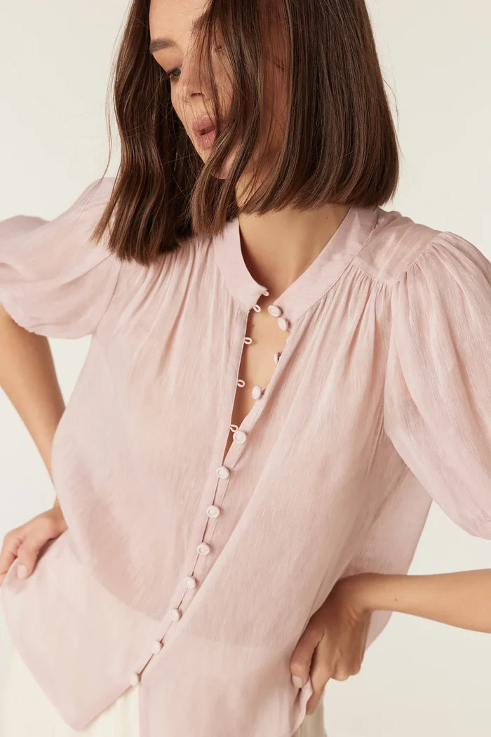 ROSIE BLOUSE in Pink by Cable Melbourne