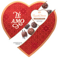RUSSELL STOVER Caja de regalo de chocolate con leche y negro variados "TE AMO" para el Día de San Valentín, 10 oz. (17 piezas)