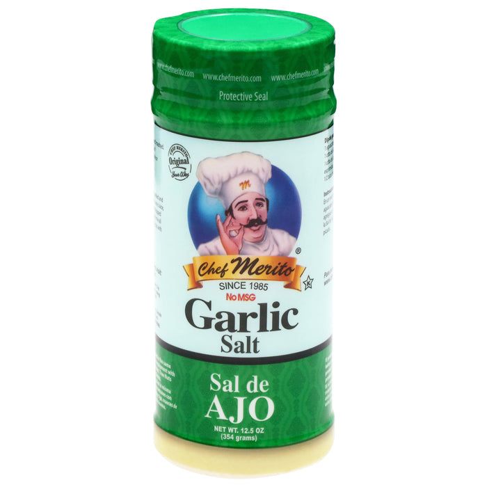 Sal de ajo Chef Merito 12.5 oz