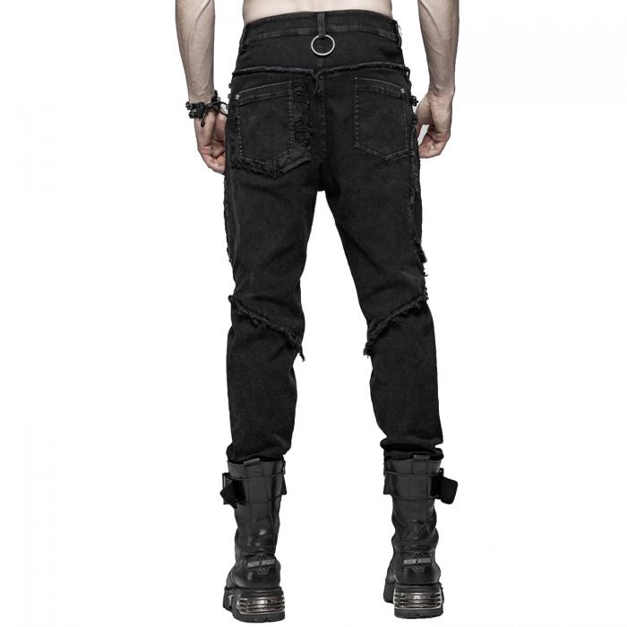 model showing back of pants