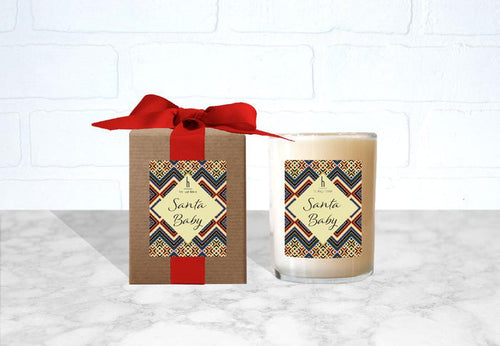 "Santa Baby" Candle