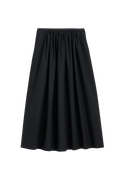 Alex Mill Sarah Skirt in black cotton poplin