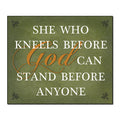 She Who Kneels Wall Plaque