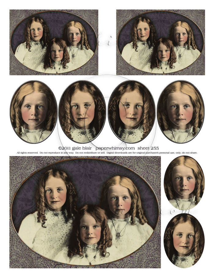 Sheet 255 PRINTED - paperwhimsy
