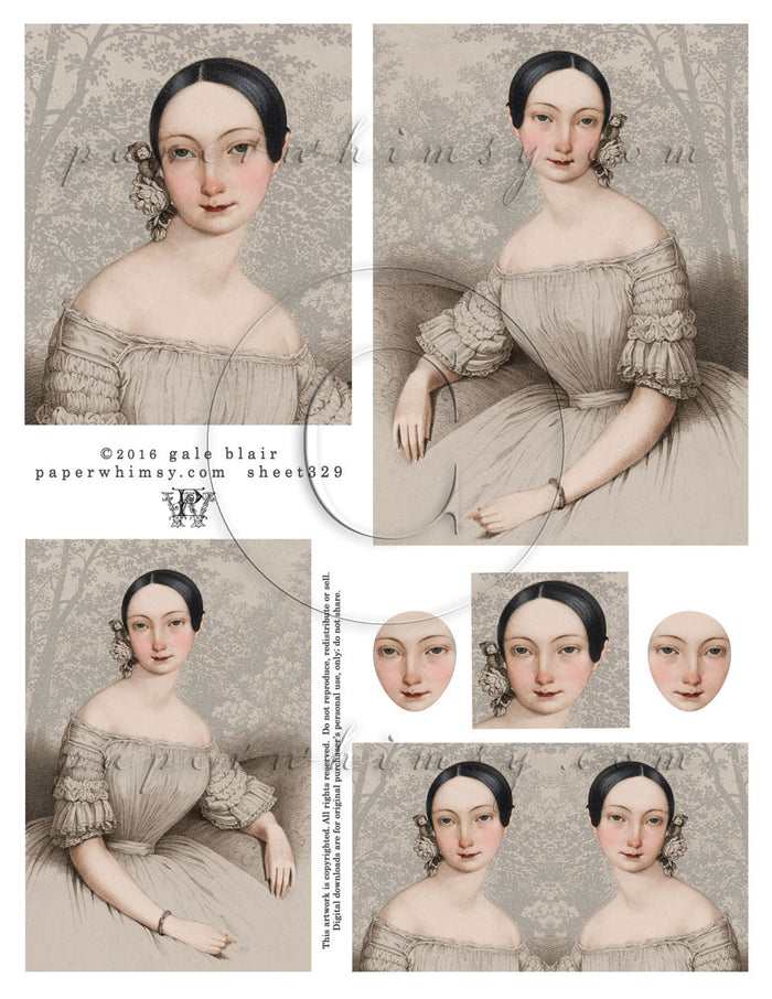Sheet 329 PRINTED - paperwhimsy