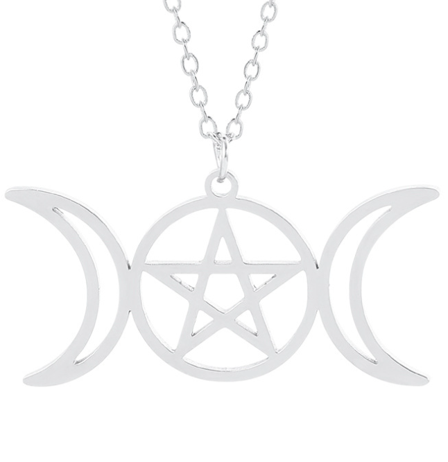 front of necklace