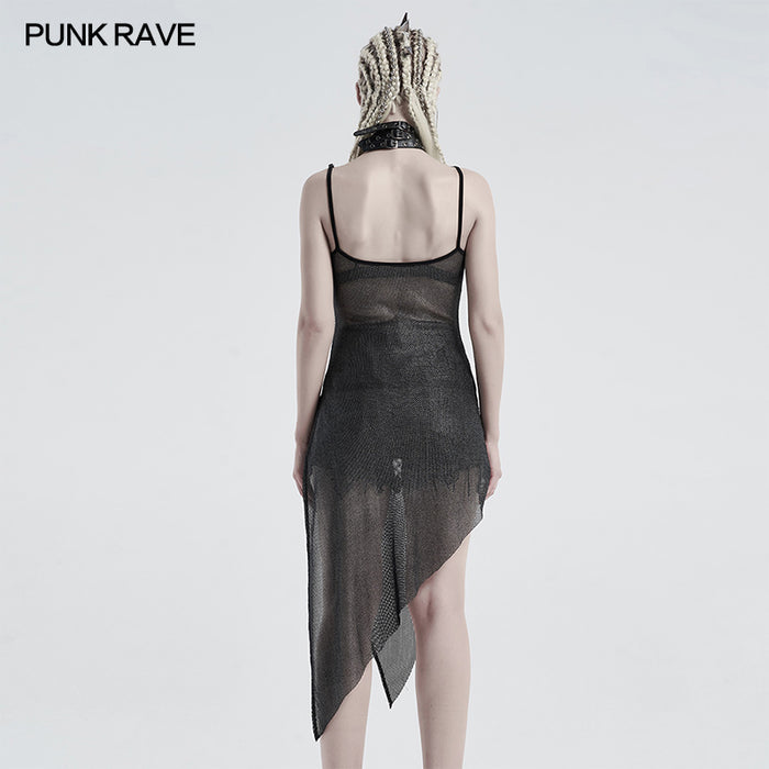 model showing back of dress
