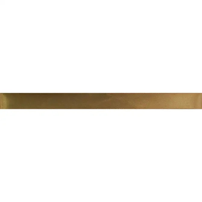 Single-Faced Satin Ribbon - 5/8’’ x 100 yds. / Antique Gold