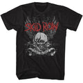 black band shirt with skid row logo and skull wings graphic with text that reads "youth gone wild"