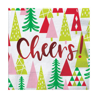 Slant Seasonal Beverage Napkins (20)