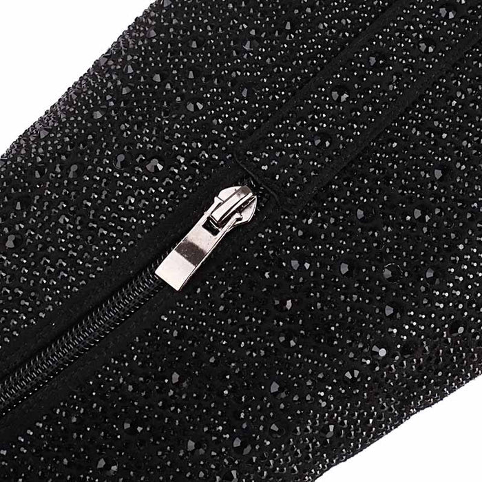 Sparkly Rhinestones Cowboy Cowgirl Style Boots Knee High Boots for Women