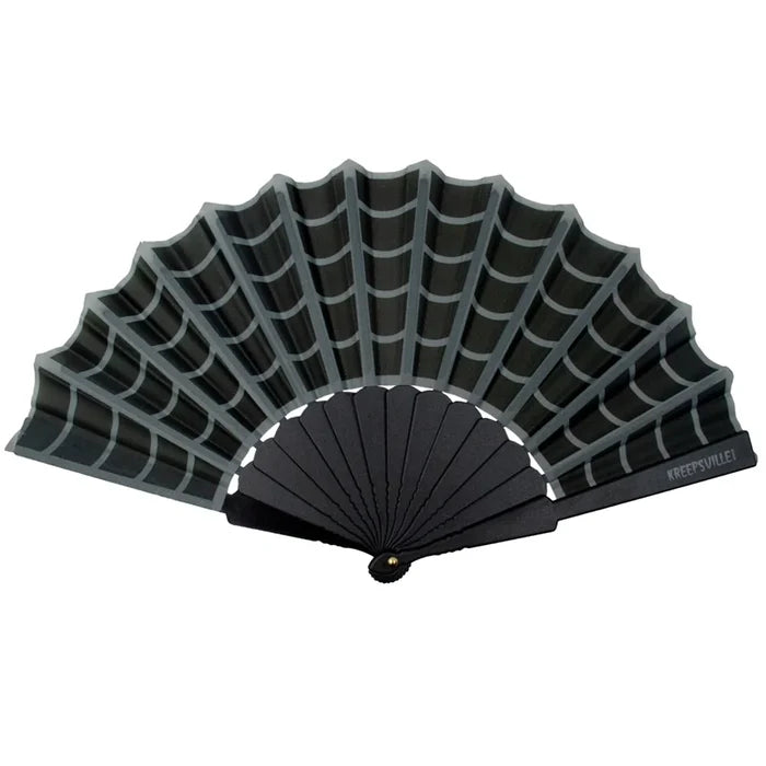 front of fan on display