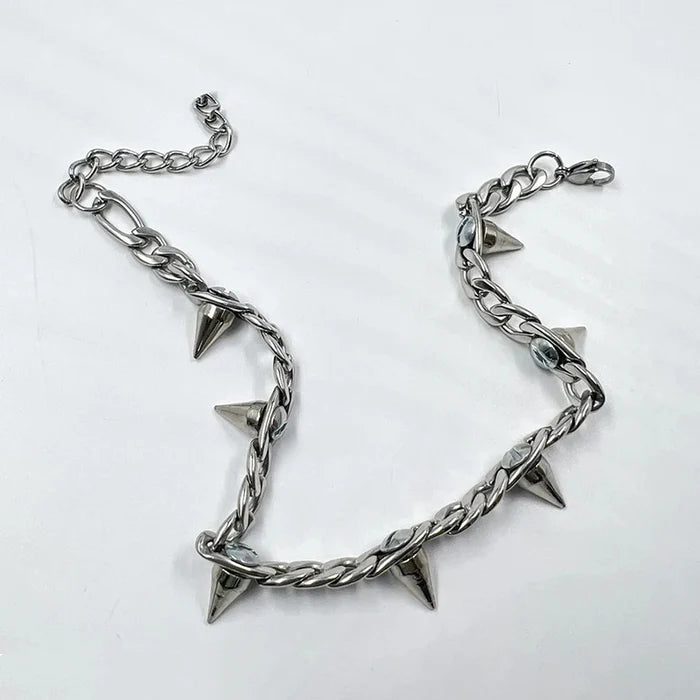 necklace on display