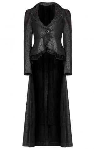 front of coat on mannequin