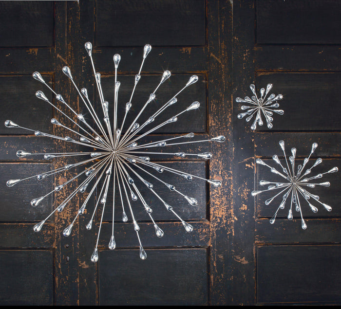 Starburst Wall Art - Silver