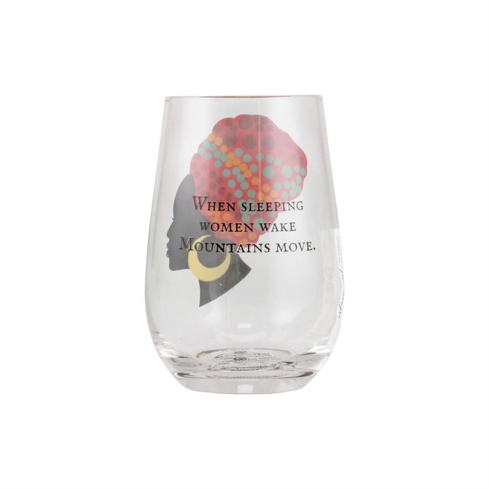 Stemless Wine Glass -Glass Mountains