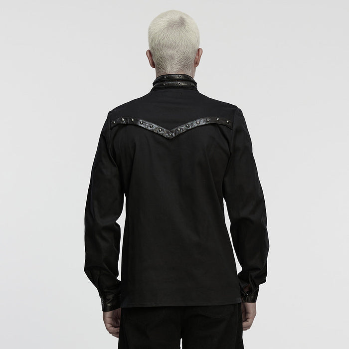 model showing back of shirt