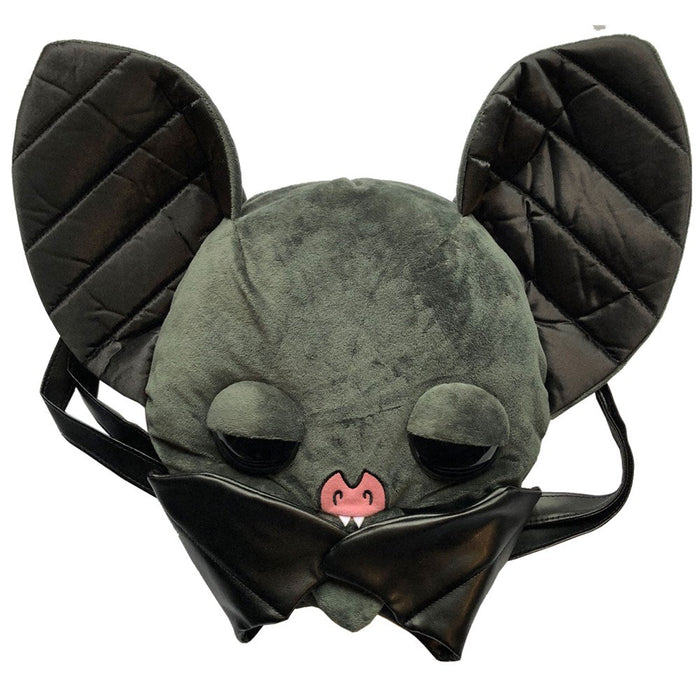 front of backpack with wings closed