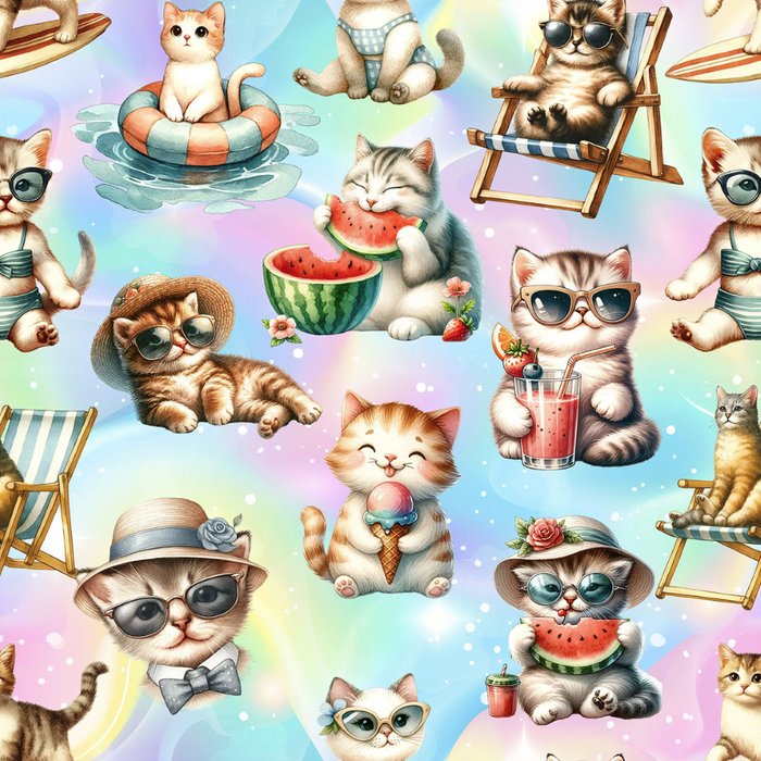 Summertime Cats Organic Jersey