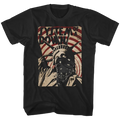 front of shirt on display