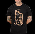 model showing front of shirt