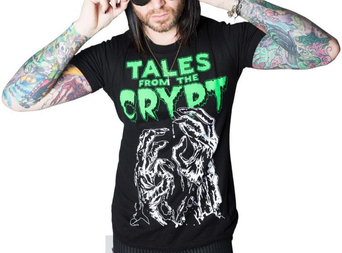 model showing front of shirt