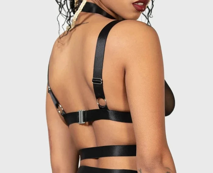 model showing back of bra
