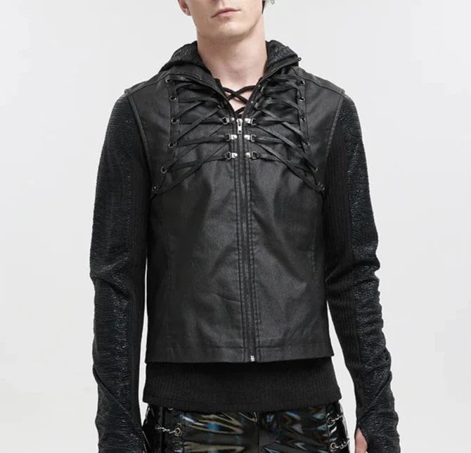 model showing front of vest