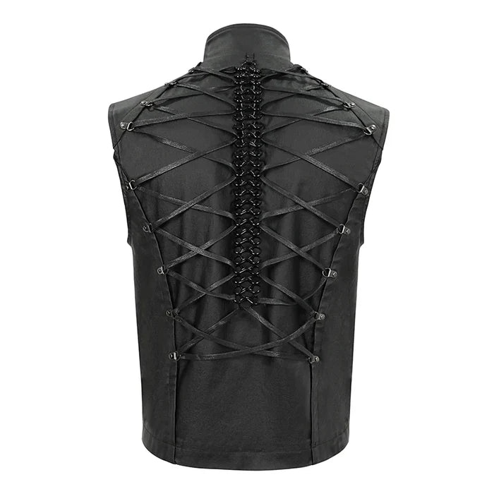 back of vest on display