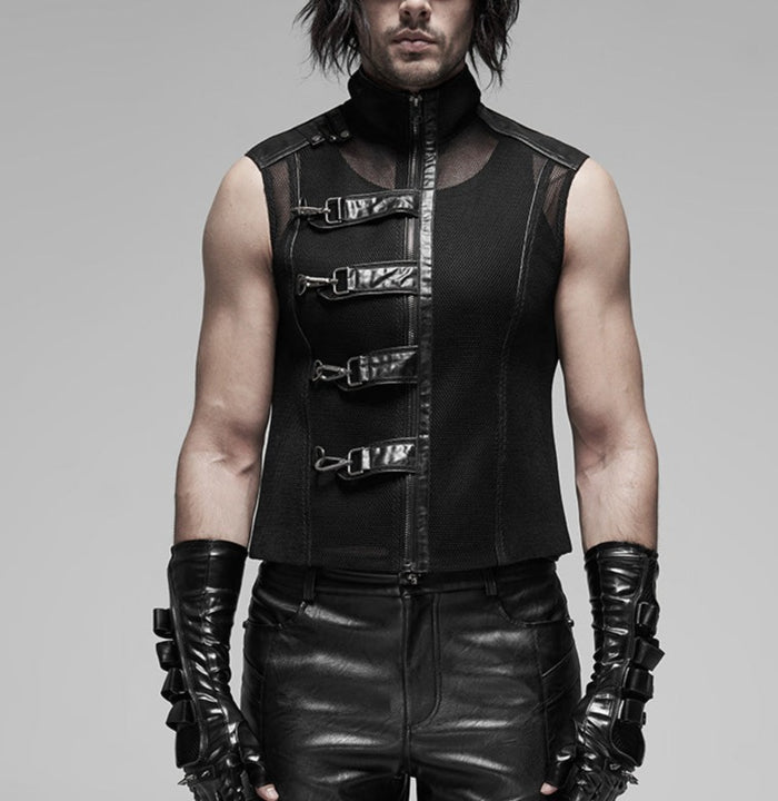 model showing front of tank top