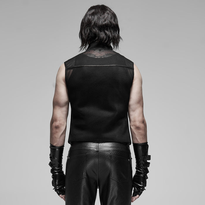 model showing back of tank top