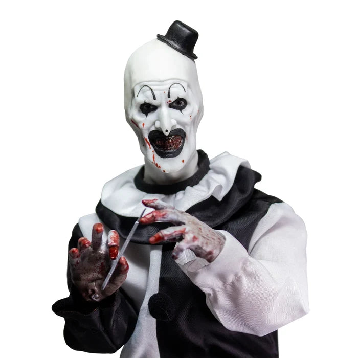 art the clown figure on white background