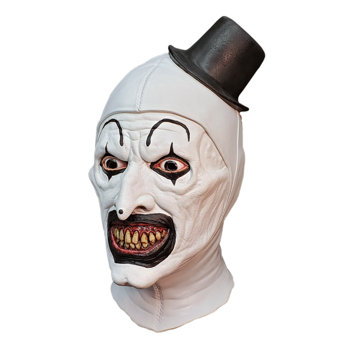 side of mask on display