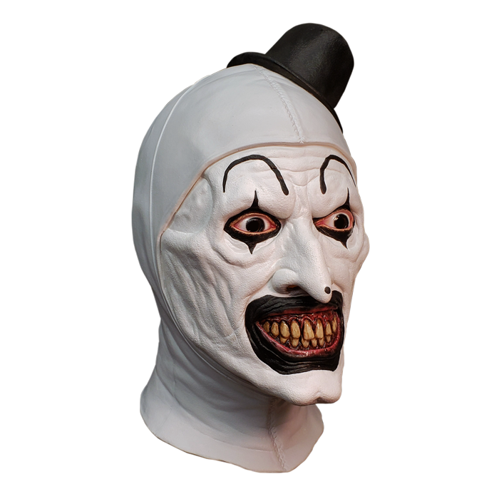 side of mask on display