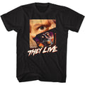 front of shirt on display